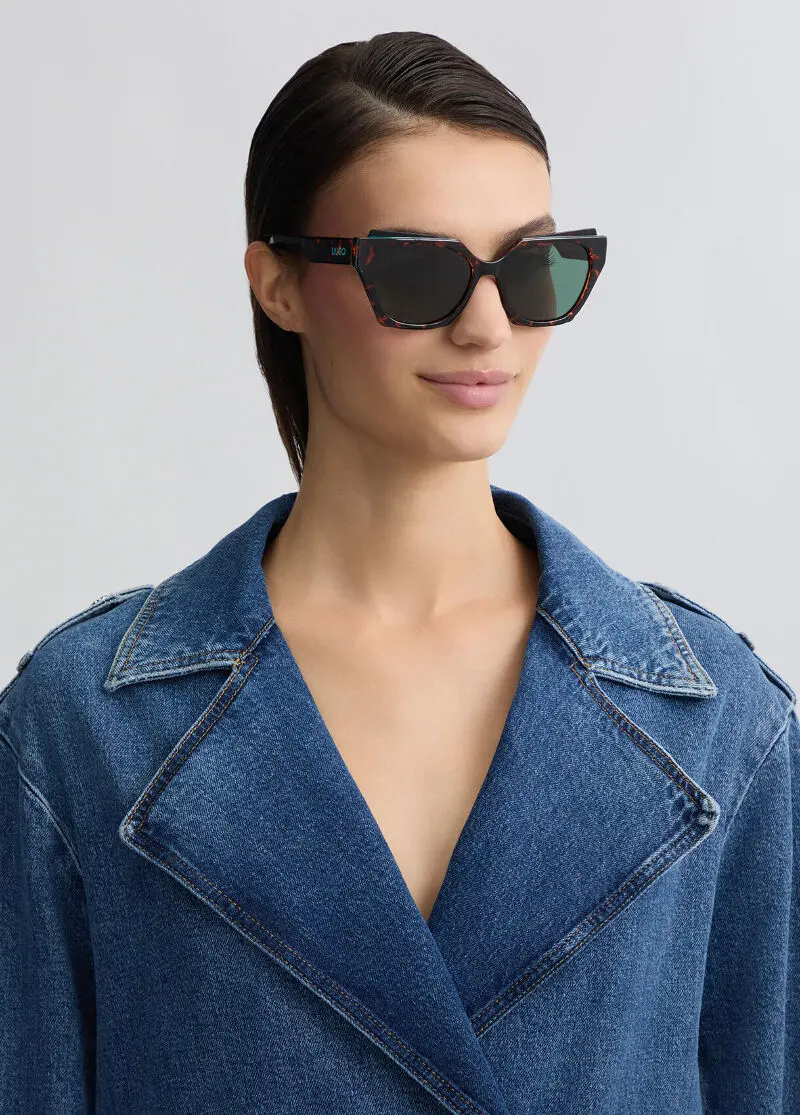 Солнцезащитные очки с линзами oversize