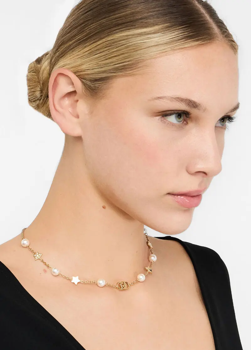 Колье с искусственными жемчужинами
